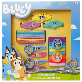 Luv Her front packaging showing full 20-piece Bluey set and quick selection benefit