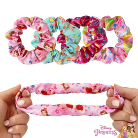 LUV HER detailed character print on scrunchie highlighting vibrant licensed Disney artwork