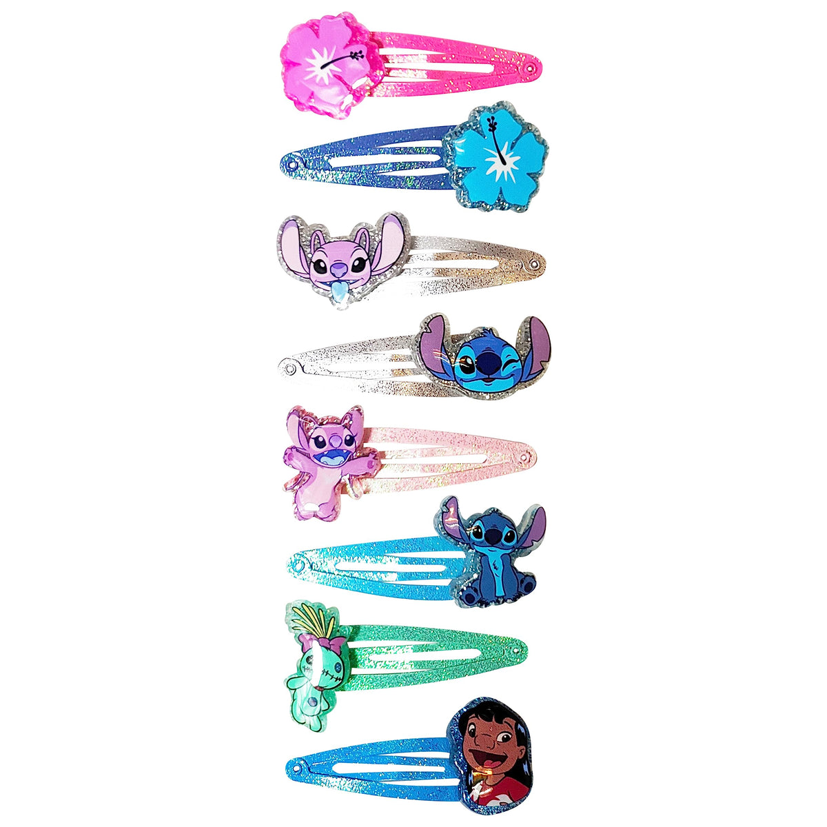 LUV HER clips worn in child's hair demonstrating hold and style