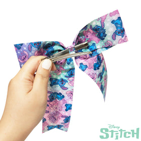 LUV HER fabric print close-up highlighting Stitch artwork and durable color