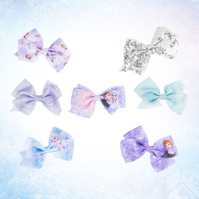 LUV HER close-up of an alligator clip bow highlighting smooth edges for gentle hold