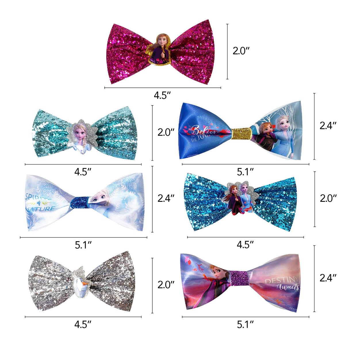 LUV HER child wearing Frozen 2 bow, playful look and secure hold