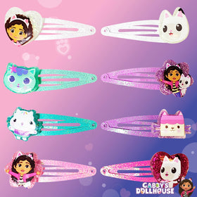 LUV HER clips arranged flat to display multicolor set and styling options