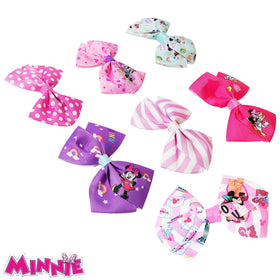 LUV HER close-up of bow fabric and Minnie print, highlighting texture
