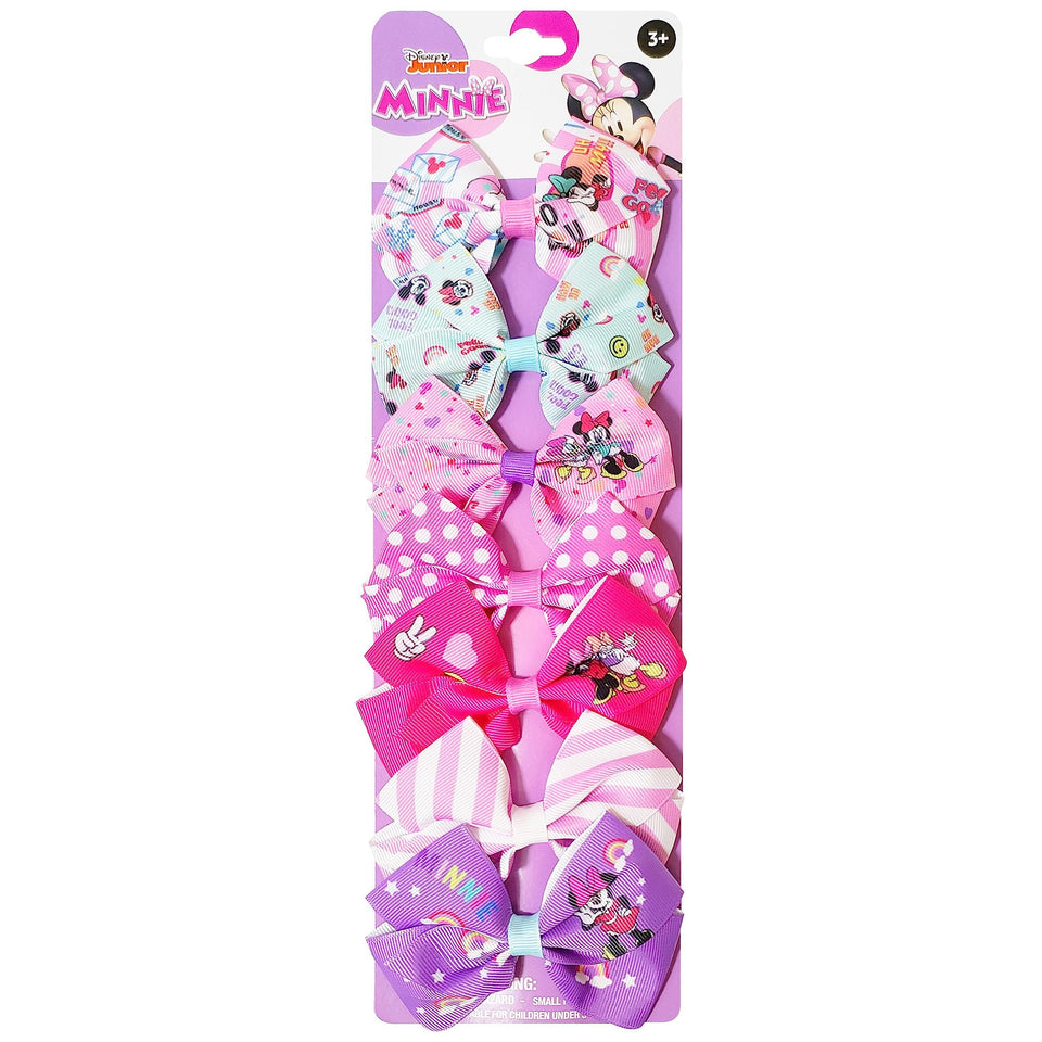 LUV HER front packaging showing seven Minnie hair bows, ready-to-gift
