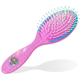 LUV HER brush in use on child hair demonstrating smooth detangling and comfort