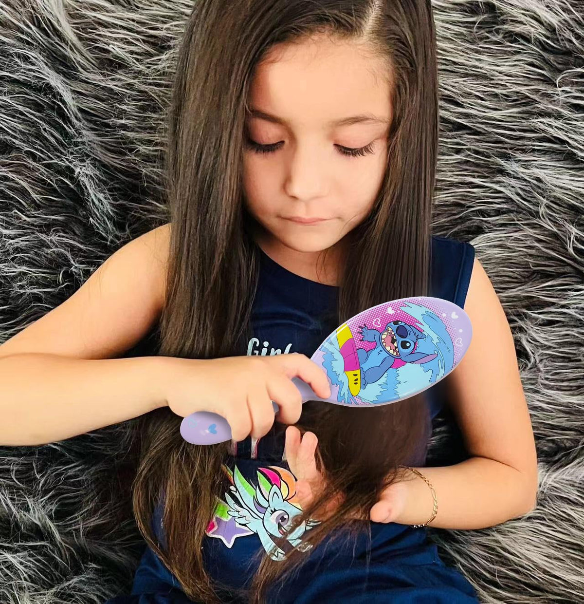 LUV HER four silky scrunchies arrayed showing gentle hold and vibrant colors