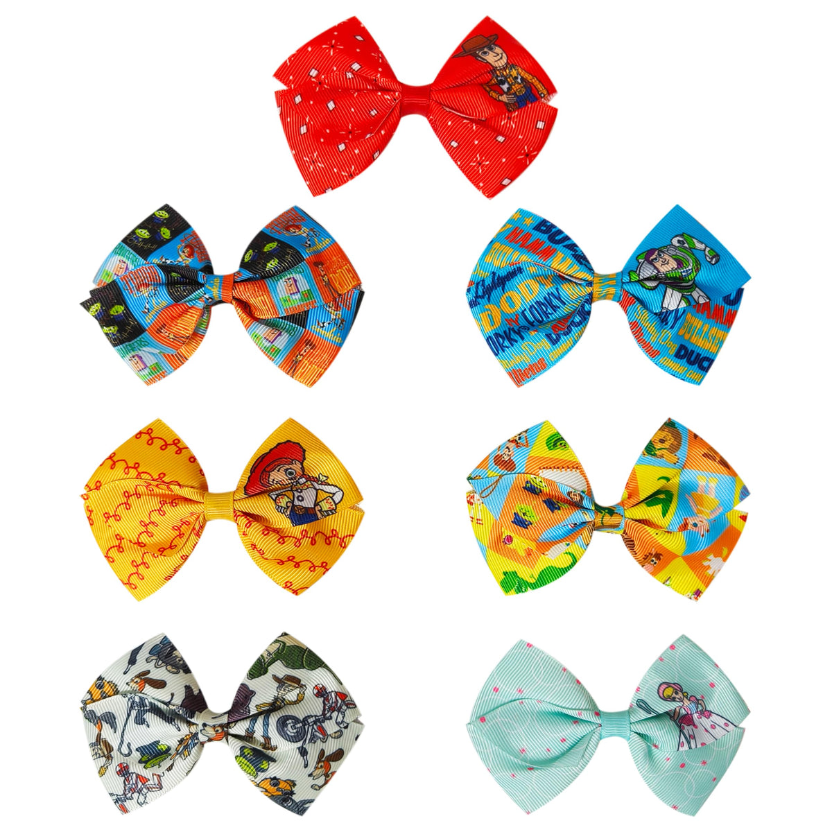 LUV HER close-up of bow fabric texture highlighting durable printed design