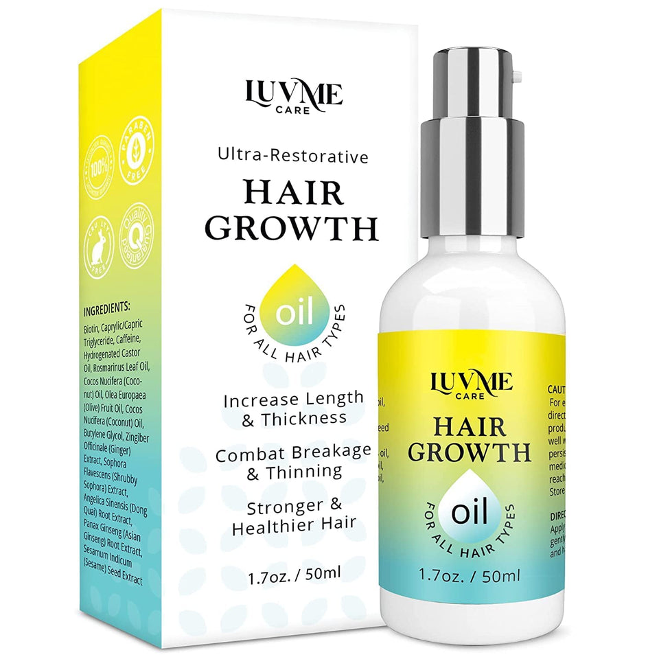 Luv Me Care front packaging showing bottle and label, clear product identity