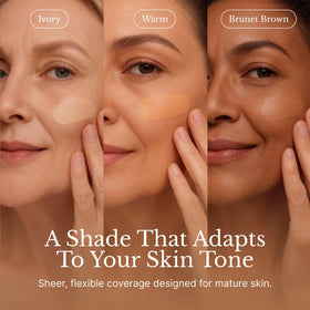 LUVIE lifestyle morning routine show using cushion for fast radiant makeup benefit