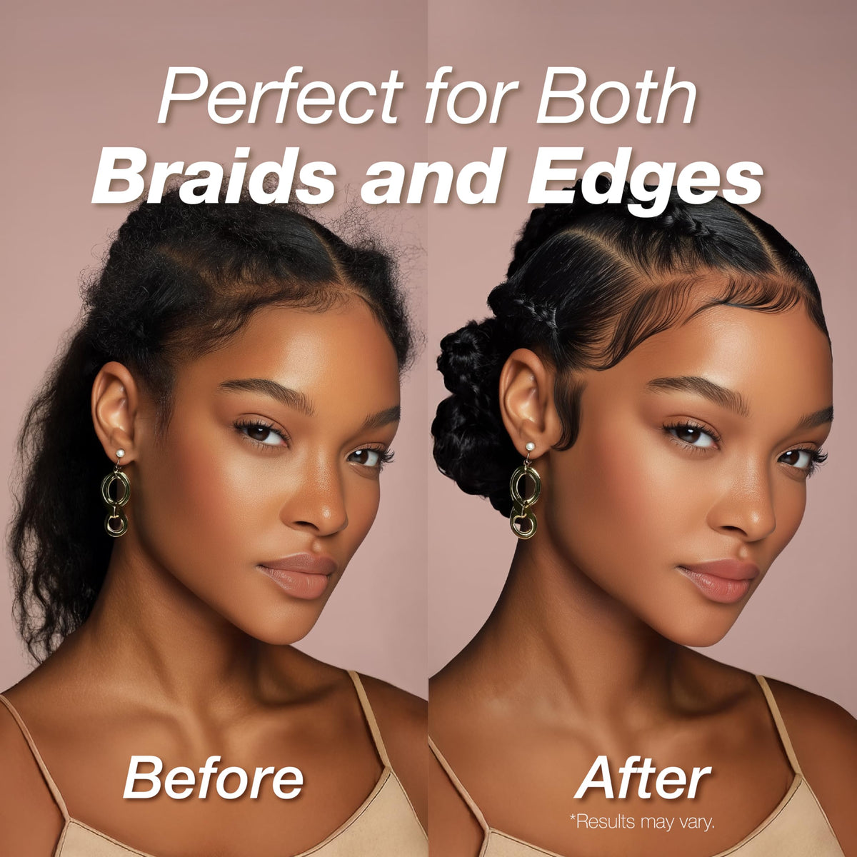 Lux Collection applied to edges with a brush for precise control and hold