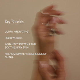 Lux Unfiltered creamy hand cream texture close-up illustrating fast absorption benefit