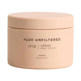 Lux Unfiltered jar front view showing product and label benefits