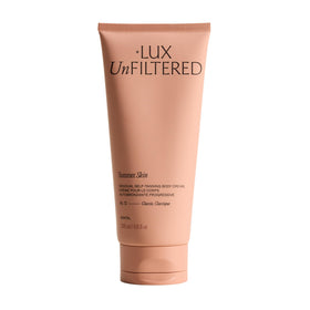 Lux Unfiltered N°32 front bottle showing clean packaging and natural look benefit