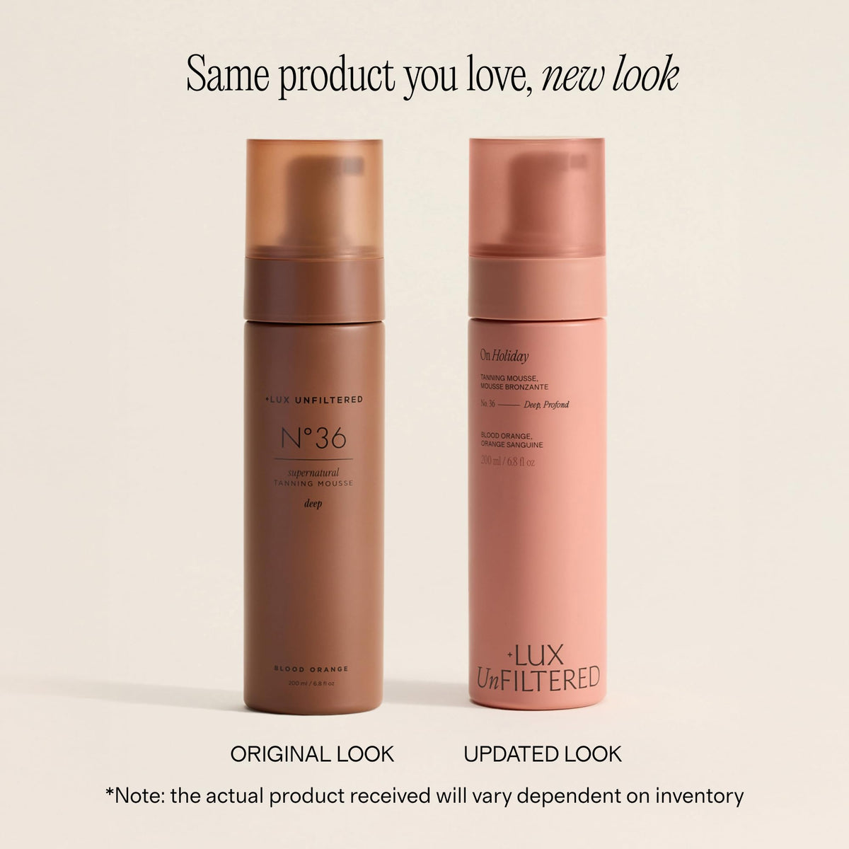 Lux Unfiltered N°36 foam texture close-up highlighting fast-drying, easy-blend mousse