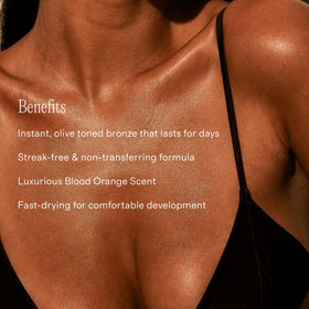 Lux Unfiltered N°36 in a beach bag lifestyle shot portraying ready-to-go bronzed look