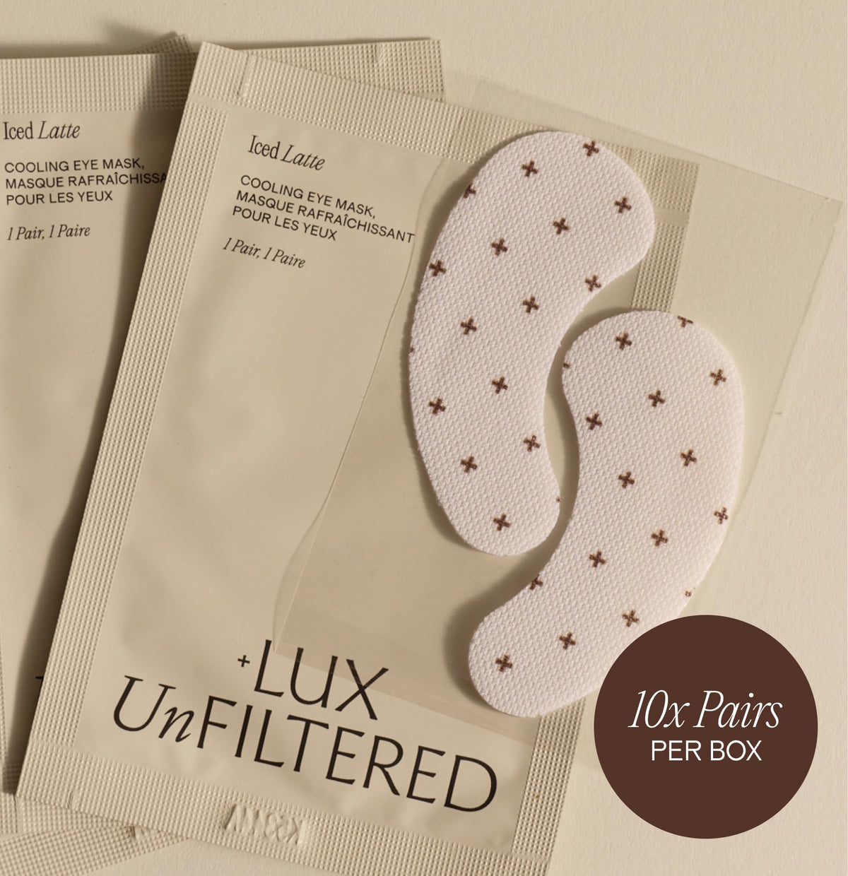 Lux Unfiltered patch beside coin illustrates compact size and portability
