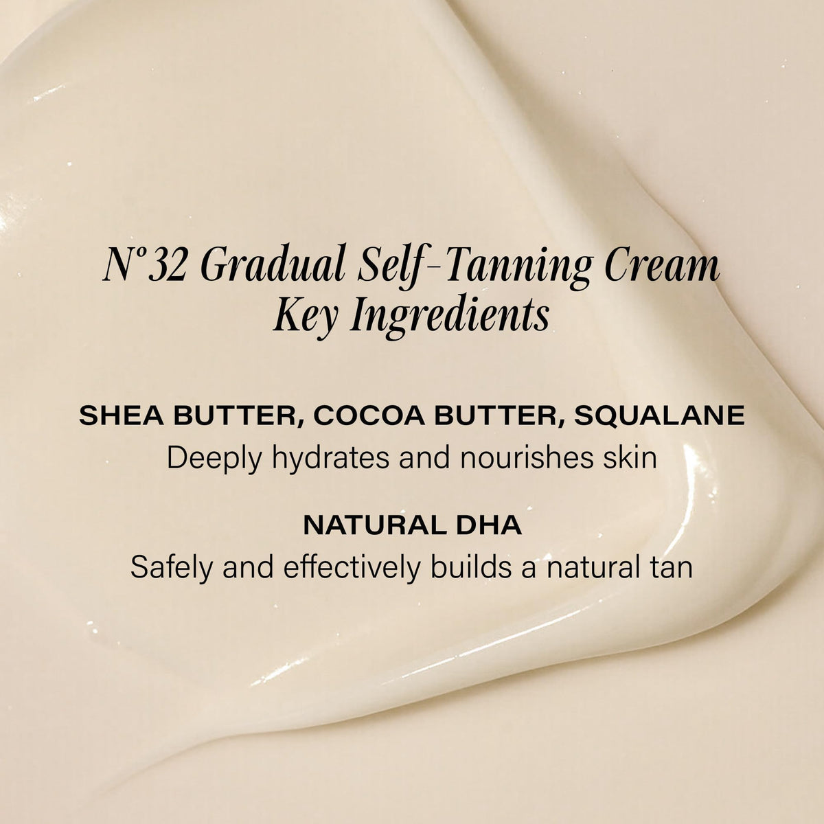 Lux Unfiltered lotion texture on hand illustrating smooth spreadability and hydrated finish