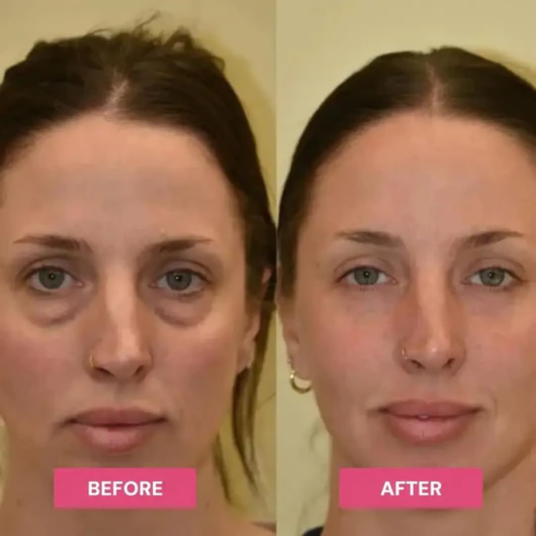 LUXE application demo under eye showing easy glide and blending benefit