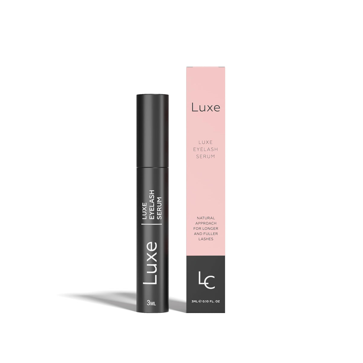 LUXE front packaging image showing sleek tube and clear benefit
