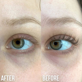 LUXE serum on vanity in a lifestyle setting for daily routine boost