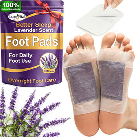 LuxeVital front packaging showing lavender and calming branding benefits