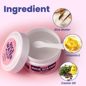 Luxfume ingredients label closeup highlighting rice extract and vitamin E