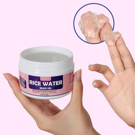 Luxfume jar open with gel texture visible for smooth, non-sticky application