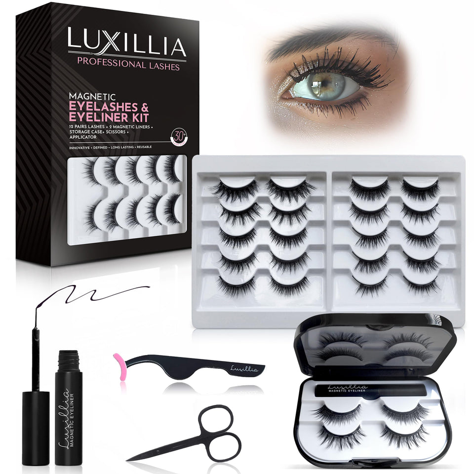 Luxillia front packaging showing full kit and included tools, clear organization benefit