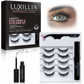 Luxillia front packaging showing full 7-piece kit and benefits