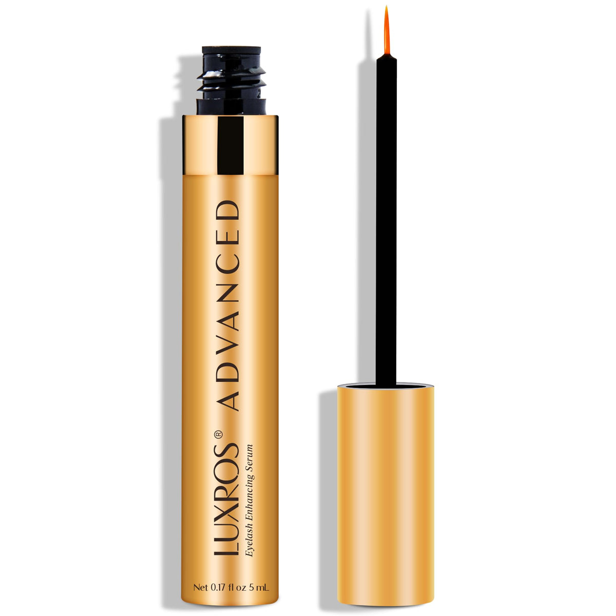 LUXROS front packaging showing 5 mL bottle and benefits