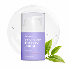 Luxvez front packaging showing 1 fl oz bottle and clear benefits
