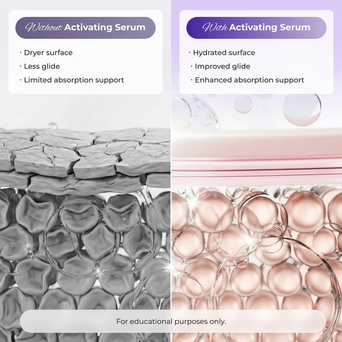 Luxvez label close-up highlighting key ingredients and benefits