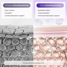 Luxvez label close-up highlighting key ingredients and benefits
