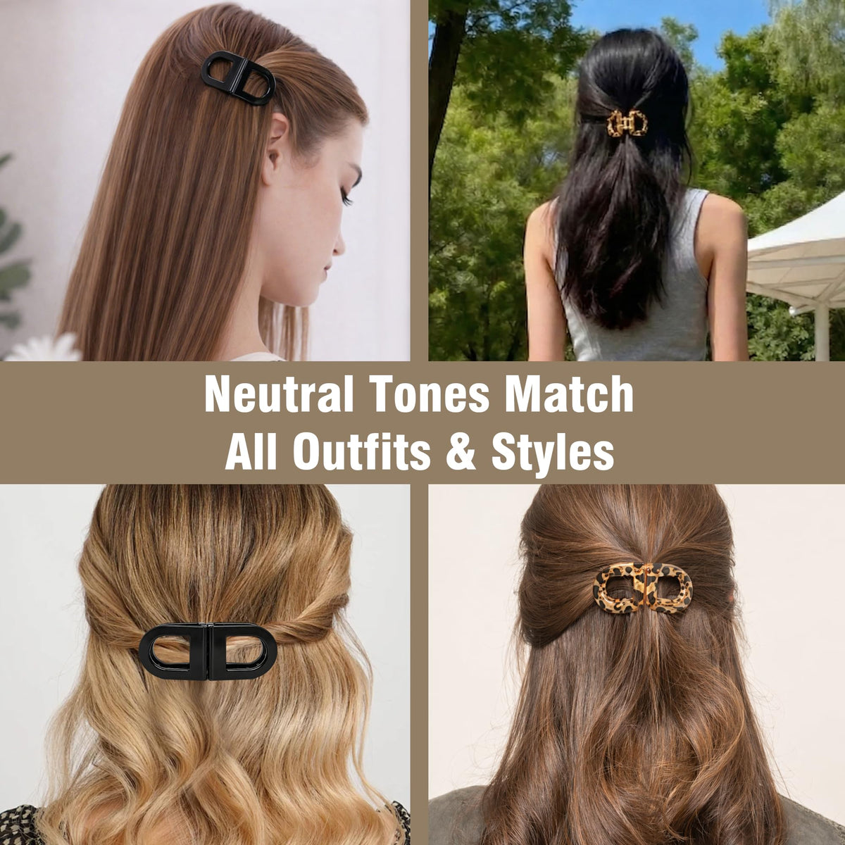 luzia glo clip in hair demonstrating quick half-up style and travel-ready benefit