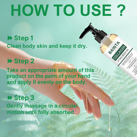 Lvjonya Elycura label close-up highlighting collagen and Vitamin C benefit