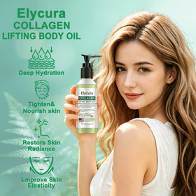 Lvjonya Elycura oil texture close-up showing lightweight absorption benefit