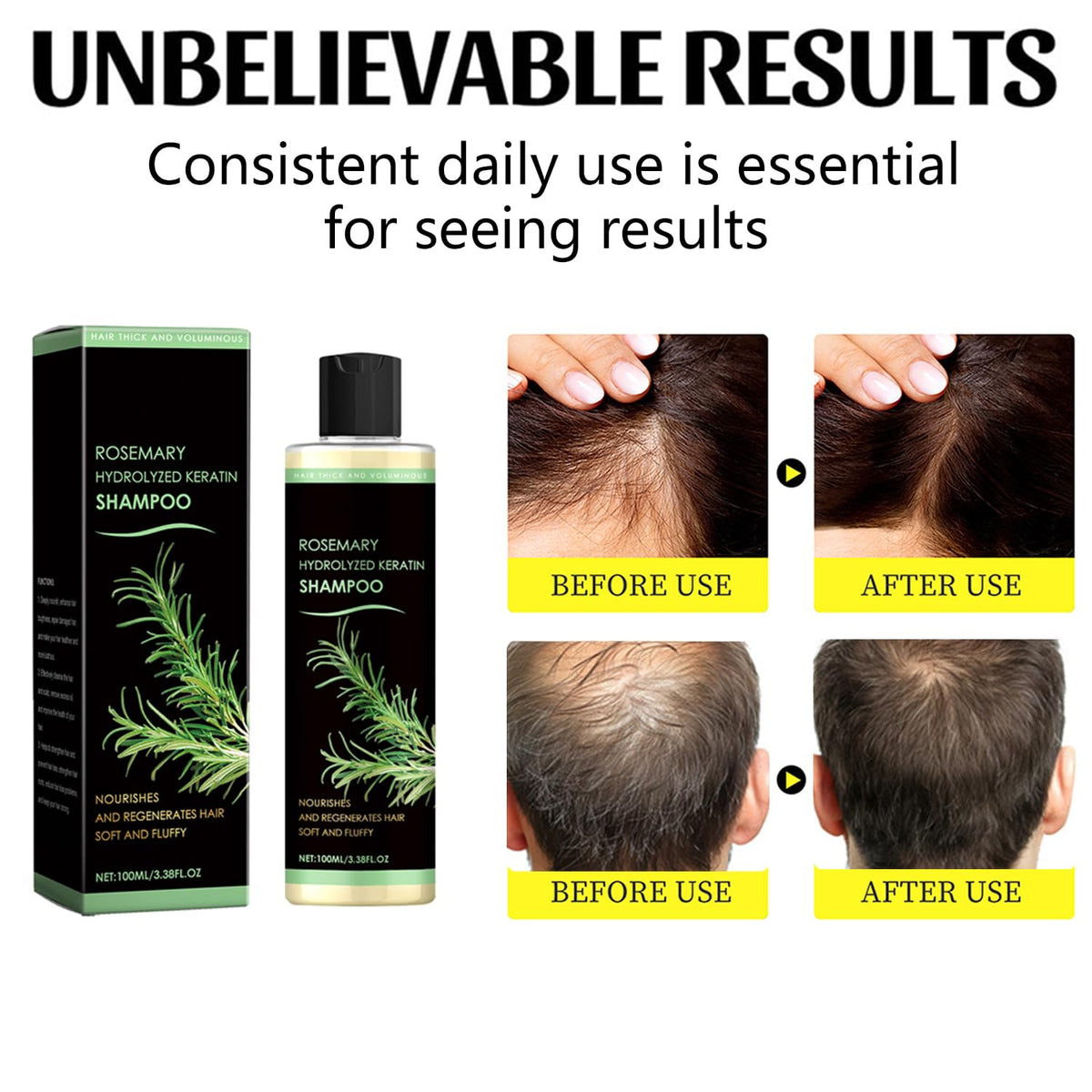Lvjonya rosemary leaves close-up ingredient shot, emphasizes natural extract benefit