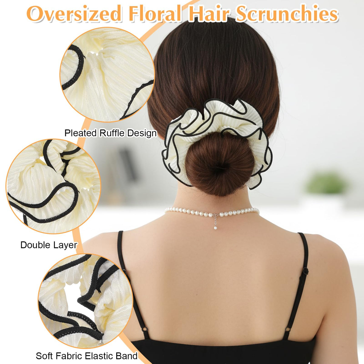 LXUEJIE satin fabric detail showing smooth surface that reduces friction