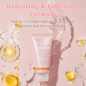 LYMPHORIA YURI applying mask with brush for even coverage and comfort