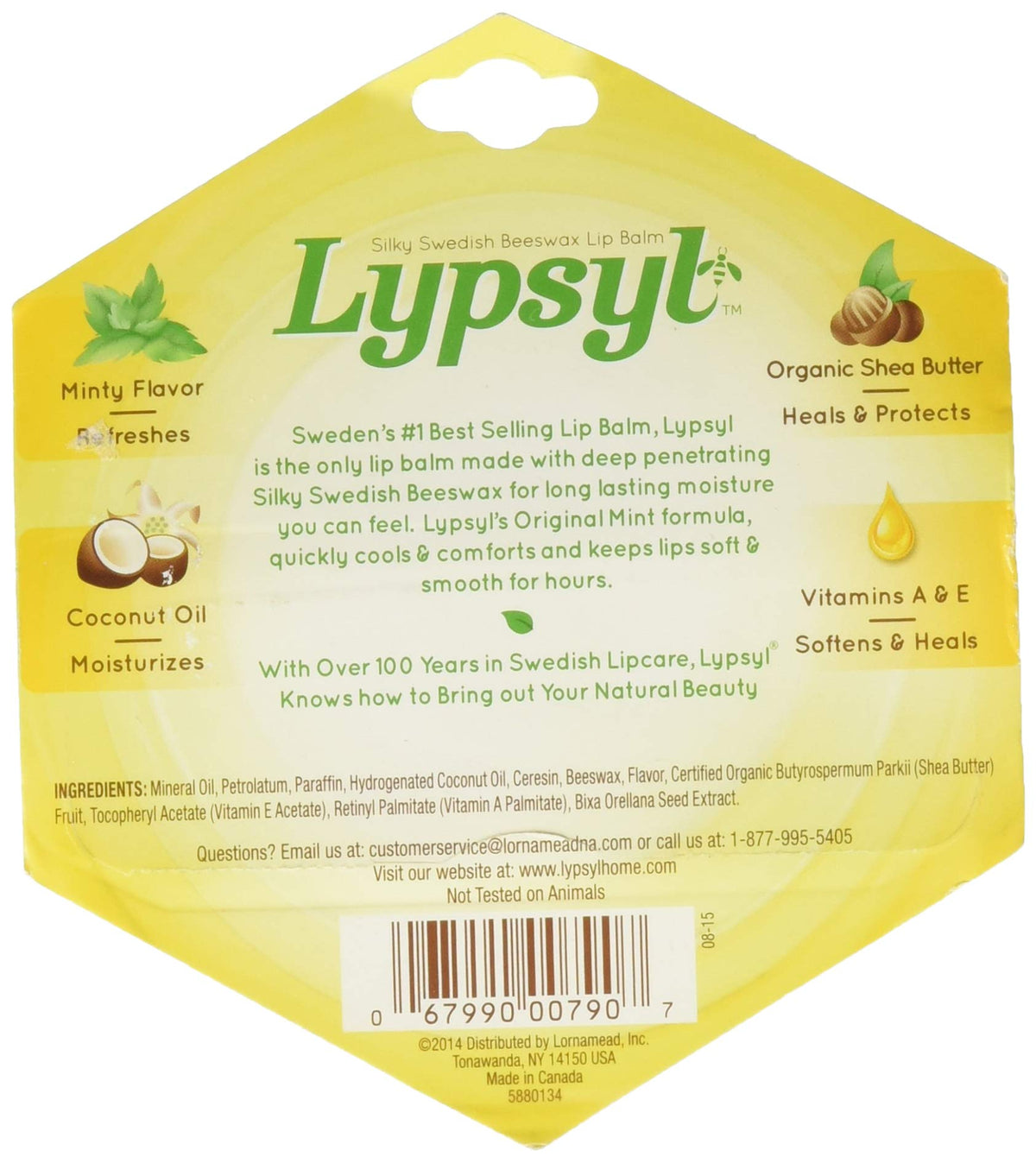 Lypsyl oversized application tip close-up demonstrating even balm spread