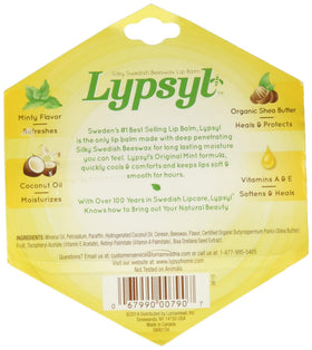 Lypsyl oversized application tip close-up demonstrating even balm spread