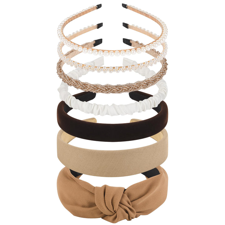 LYroo front view of all seven headbands showing variety and convenience