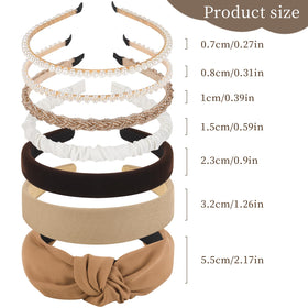 LYroo stacked thin headbands illustrating sleek layered looks