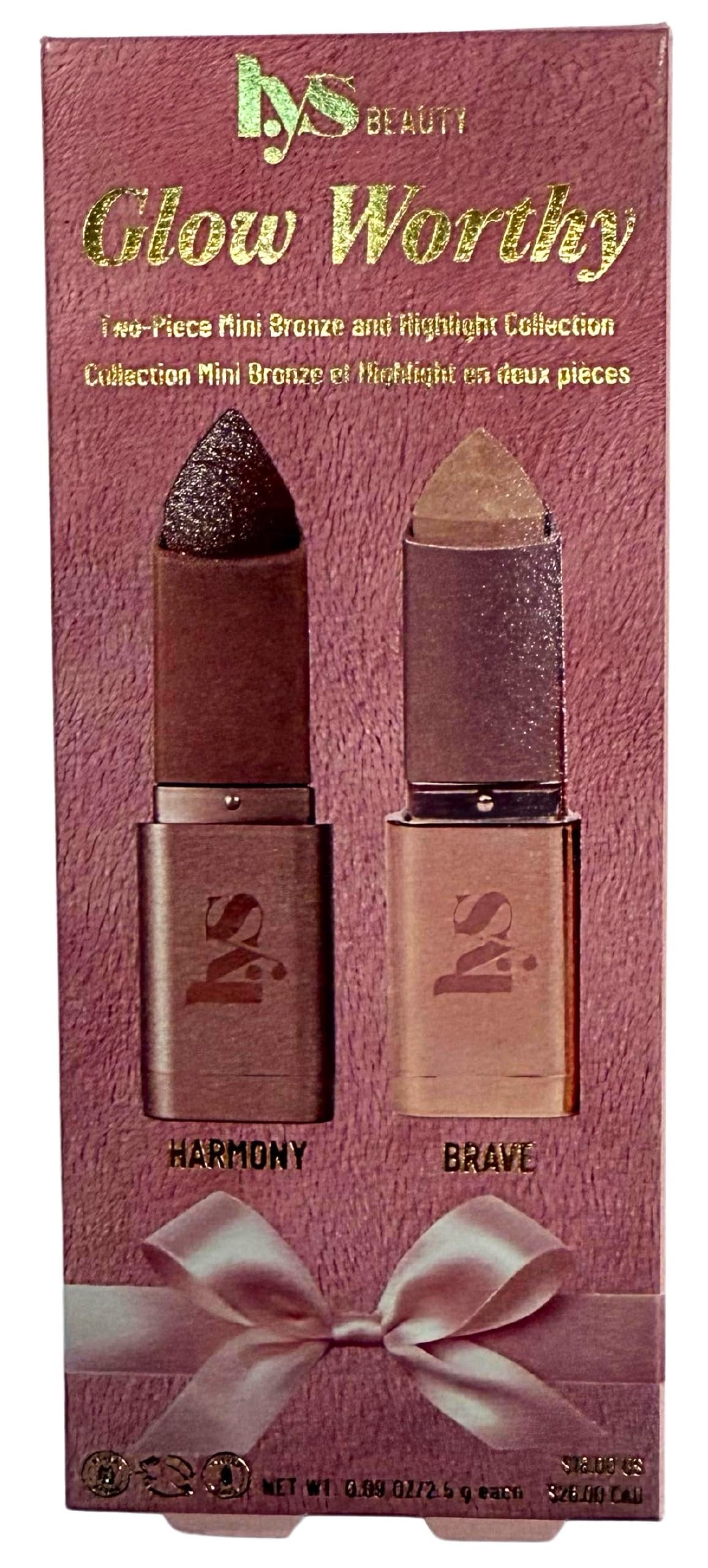 LYS Beauty close-up cream texture of bronzer stick showing blendable finish