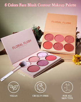 LYSdefeu palette flatlay with gift wrap suggesting a ready-made Mother's Day present