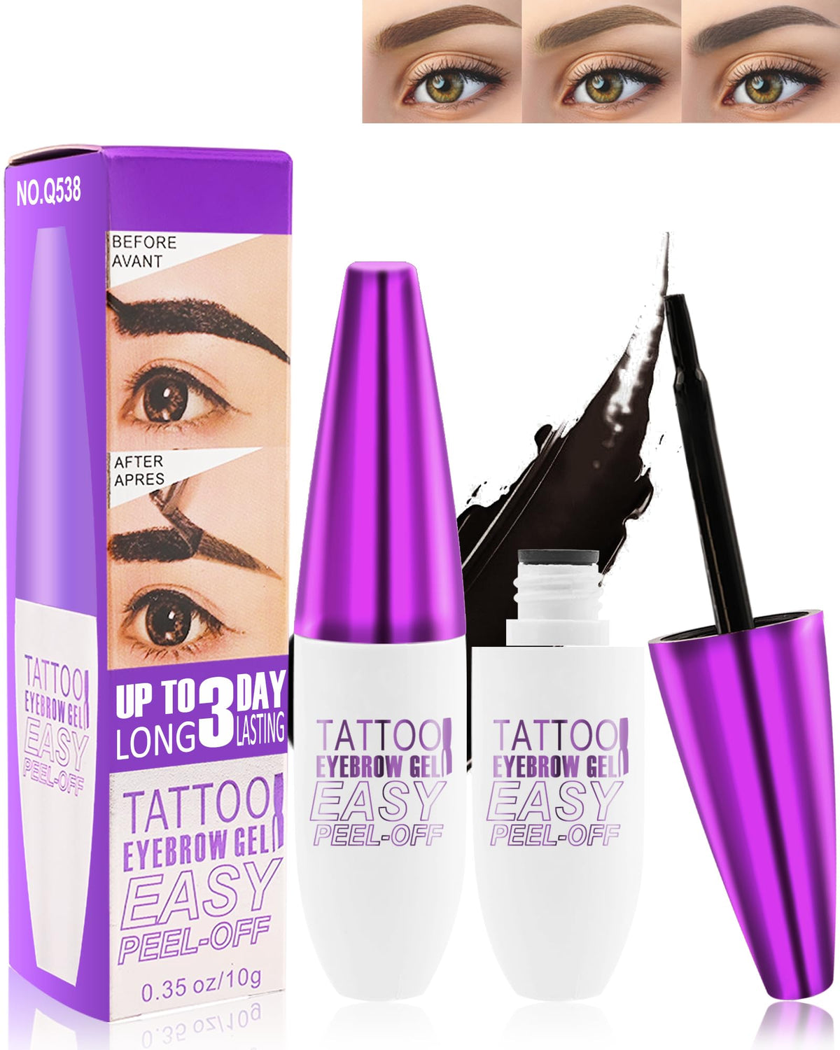 LYSdefeu front packaging showing the two-shade kit and gift box benefit of presentation