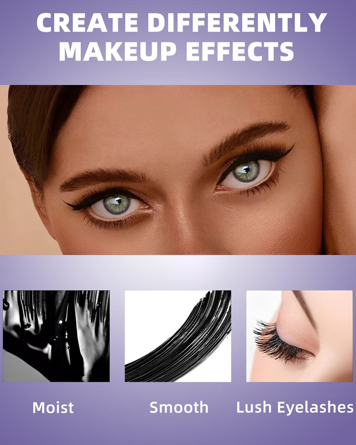 LYSdefeu mascara held in hand, shows size and travel-friendly convenience