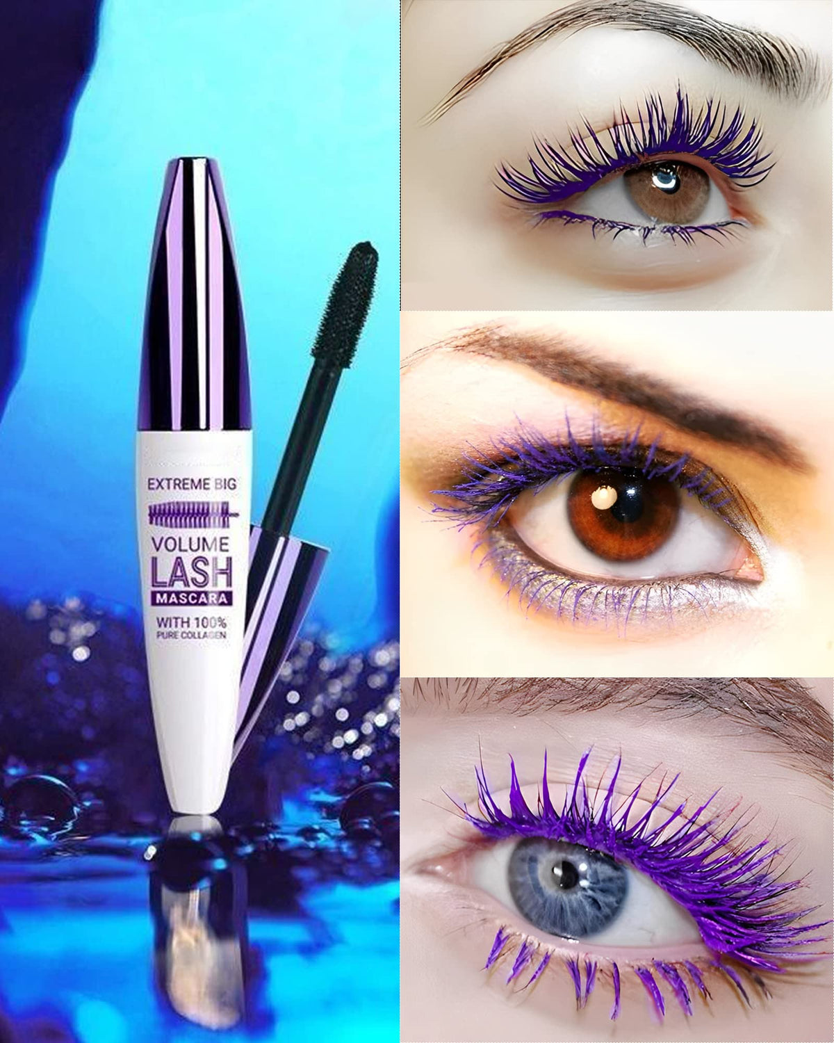 LYSdefeu olive-shaped brush close-up, precise application and lifted lashes