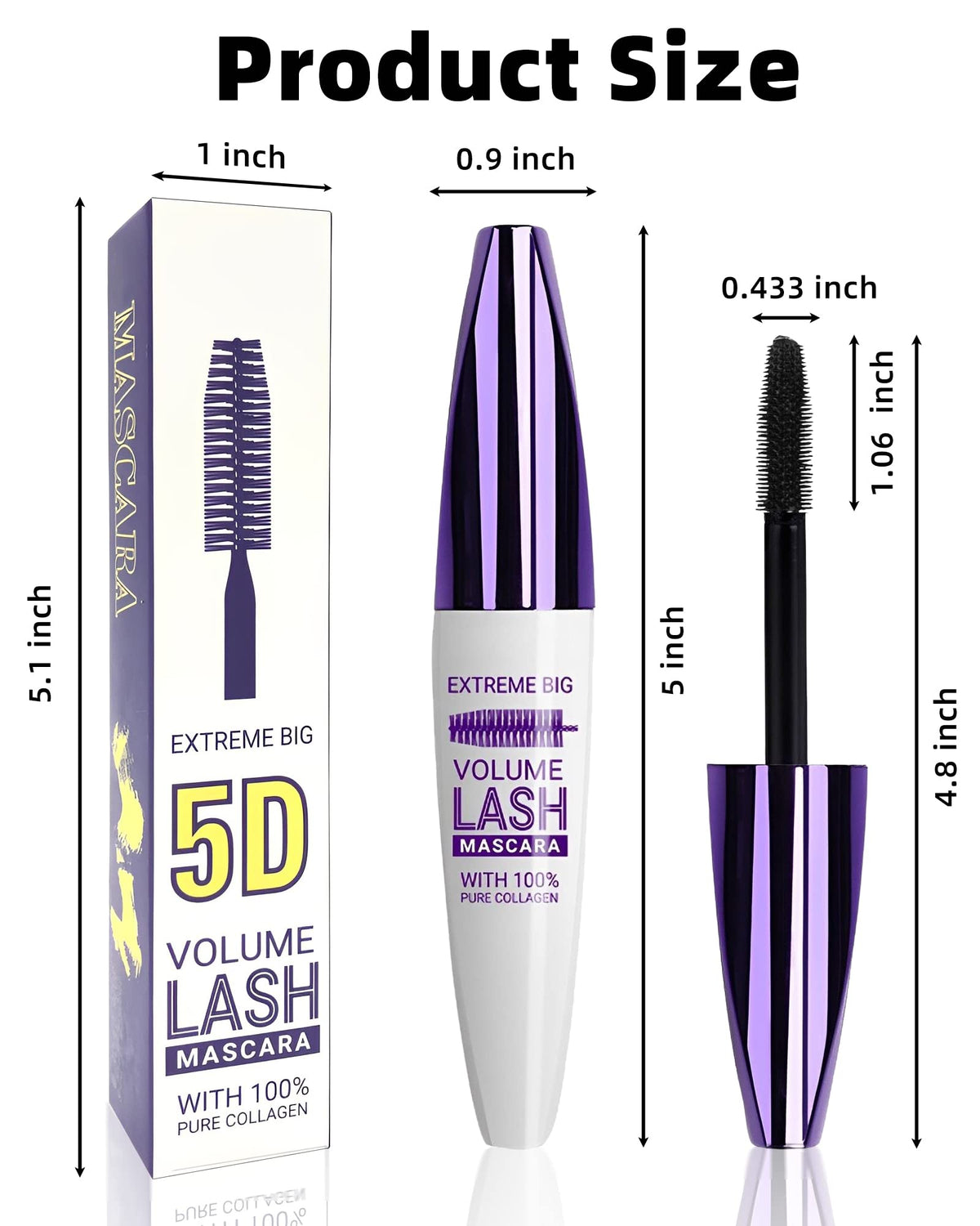 LYSdefeu size scale in hand showing compact tube for travel-friendly convenience